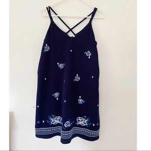 Blue Floral Dress